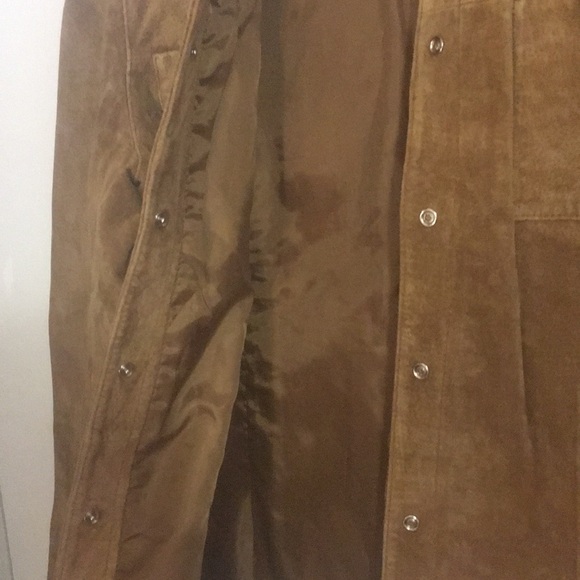Brown Suede Jacket (size M) Like New! - Picture 7 of 11